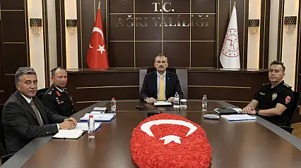 Ağrı'da okul güvenliği için yeni dönem tedbirleri masaya yatırıldı