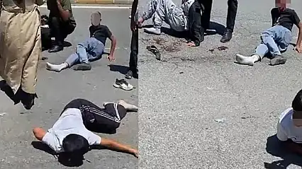 Ağrı'da otomobil bisikletli 3 çocuğa çarparak kaçtı! Çocukların durumu ağır