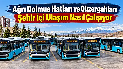 Ağrı Dolmuş Hatları ve Güzergahları Şehir İçi Ulaşım Nasıl Çalışıyor