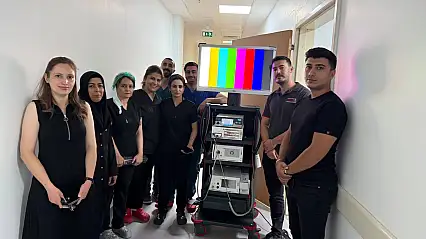 Ağrı Eğitim ve Araştırma Hastanesine yeni laparoskopi cihazı kazandırıldı