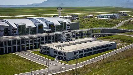 Ağrı Havalimanı'nda 9 ayda 310 bin yolcuya hizmet verildi