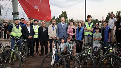Ağrı'nın yeni yaşam alanında ilk pedallar Yeşilay'dan