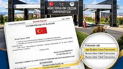 Ağrı'ya Diş Hekimliği Fakültesi müjdesi! Başkan İlhami Yıldız'dan teşekkür