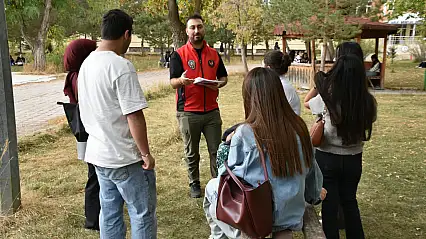 AİÇÜ'de 5 bin 750 öğrenci güvenlik konusunda bilgilendirildi