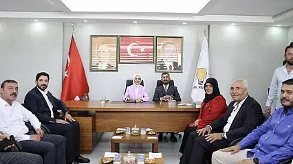 Bakan Göktaş AK Parti Ağrı İl Başkanlığını ziyaret etti