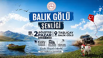 Balık Gölü Şenliği için geri sayım başladı