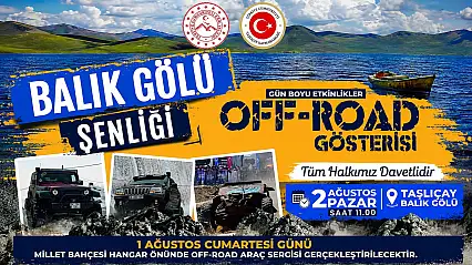 Balık Gölü Şenliği'nde Off-Road heyecanı Ağrı'dan Taşlıçay'a taşacak