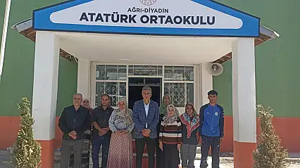 Çakan hafta sonunu eğitime ayırdı: Diyadin'de okulları tek tek inceledi
