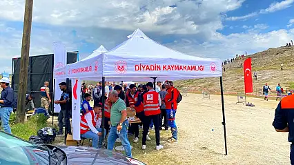 Diyadin'de Enduro Şampiyonası'na Kızılay ve SYDV'den destek
