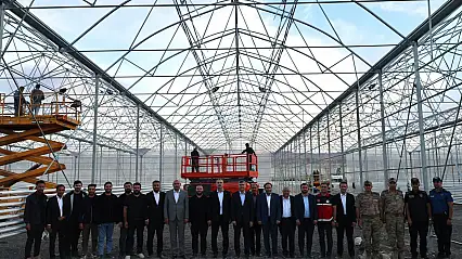 Diyadin'de jeotermal sera OSB adım adım ilerliyor