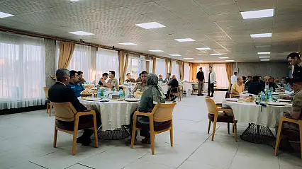 Diyadin'de tayini çıkan kurum amirlerine veda programı düzenlendi