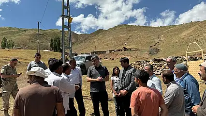 Diyadin Kaymakamı Korkusuz köy halkının sorunlarını yerinde dinlendi