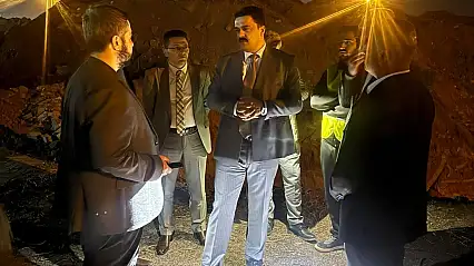 Doğubayazıt Devlet Hastanesi'nde altyapı çalışmaları sürüyor