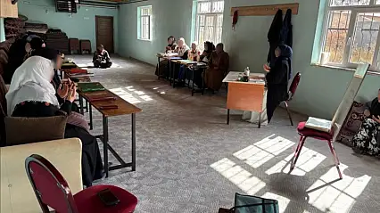 Doğubayazıt'ta Kur'an kursiyerleri namazın önemini öğrendi