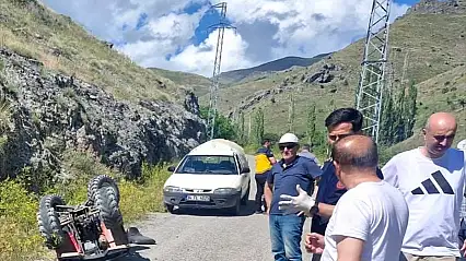 Erzurum'da ATV faciası! Devrilen aracın sürücüsü yaşamını yitirdi