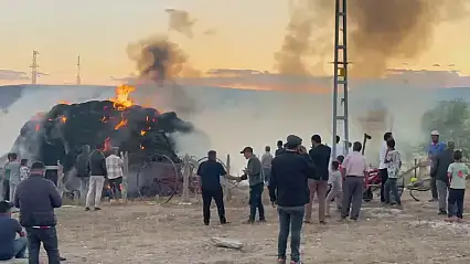 Erzurum'da kışlık emek alevlere teslim oldu