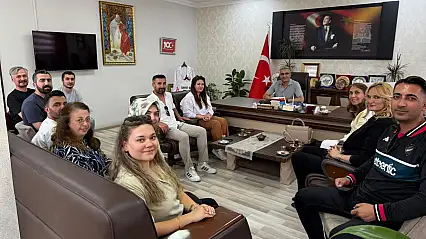 Gevher Nesibe MTAL'den Müdür Şen'e eğitim ziyareti
