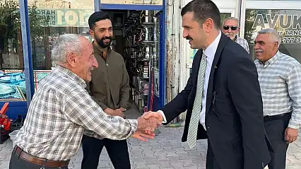 Kaymakam Coşkun hem esnafı dinledi hem yatırımları inceledi