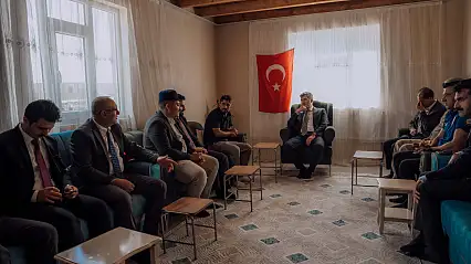 Kaymakam Korkusuz'dan Gazi Kenan Bakır'a anlamlı ziyaret