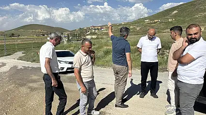 Kaymakam Korkusuz Karahasan Deresi–Tazekent yolunda incelemeler yaptı