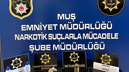 Muş'ta uyuşturucu operasyonu: 5 şüpheli yakalandı