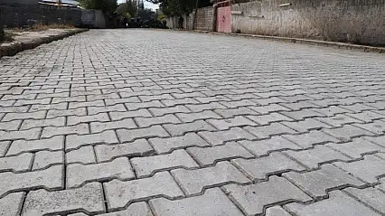 PARKE TAŞI İLE YOL ONARIM İŞİ