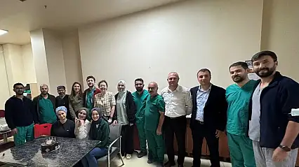 Patnos Devlet Hastanesinde hayat kurtaran ekibin günü kutlandı