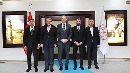 Patnos heyetinden Vali Bozkurt'a hayırlı olsun ziyareti