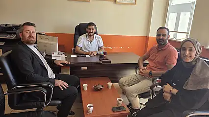 Patnos RAM'da yeniden göreve başlayan Değerli'ye hayırlı olsun ziyareti