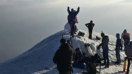Romanyalı dağcının zirve hayali yarım kaldı
