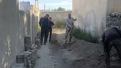 Taşlıçay'da 10 hanenin doğalgaz engeli aşıldı