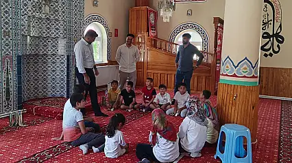 Taşlıçay'da Yaz Kur'an Kursu öğrencilerine anlamlı ziyaret