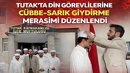 Tutak'ta yeni din görevlileri resmen göreve başladı
