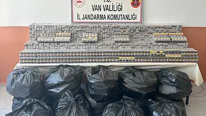 Van'da kaçak sigara operasyonu: 42 bin 832 paket ele geçirildi