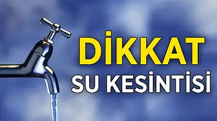 Yüzüncü Yıl Mahallesi'nde su kesintisi: Ekipler onarım için sahada