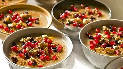 Aşure sağlıklı ama kalori tuzağına dikkat!