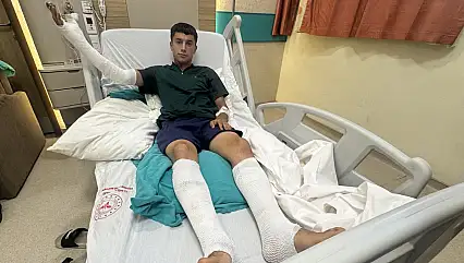 Iğdır'da motosikletini temizlerken bir anda alevler içinde kaldı