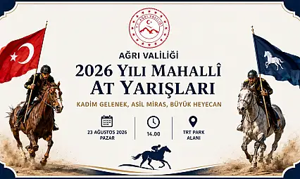 Ağrı'da kadim gelenek mahallî at yarışları için geri sayım başladı