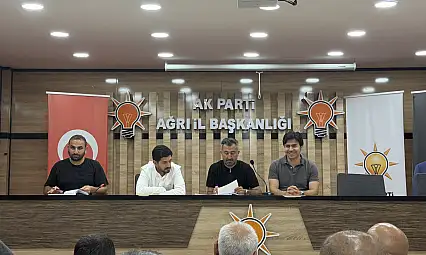 AK Parti Ağrı İl Teşkilatı haftalık yönetim kurulu toplantısını gerçekleştirdi