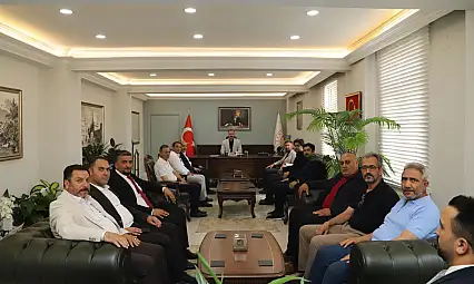 AK Parti Ağrı teşkilatından Kaymakam Ayvat'a hayırlı olsun ziyareti