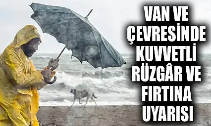AKOM'dan Van ve Çevre İllere Kuvvetli Kar, Don ve Fırtına Uyarısı