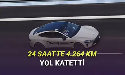Asfaltı ağlatan teknoloji devi: 24 saatte 4.264 km yol giden Xiaomi SU7 Max dünya rekorunu parça parça etti!