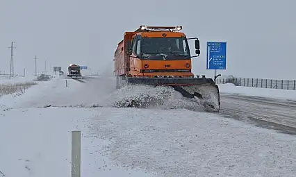 Aşkale'de Kar Yağışı Hayatı Olumsuz Etkiliyor, Karayolları Ekipleri Seferber Oldu