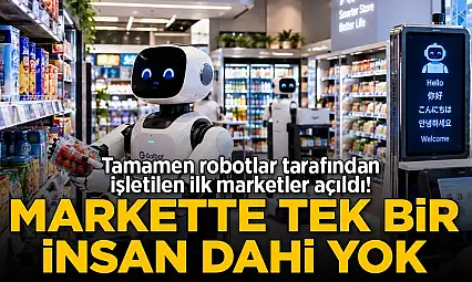 Bu marketlerde kasiyer yok, çalışan yok: Marketleri artık robotlar işletiyor