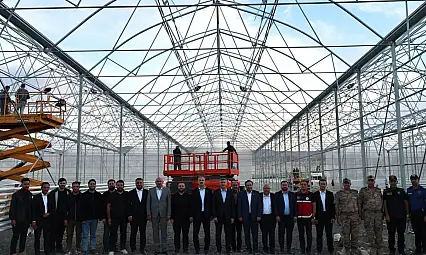 Diyadin'de jeotermal sera OSB adım adım ilerliyor