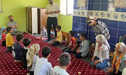 Diyadin'de Yaz Kur'an Kurslarına ziyaretler sürüyor