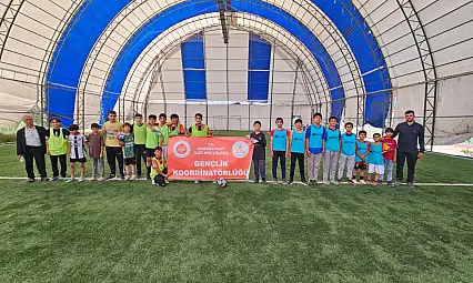 Doğubayazıt'ta Yaz Kur'an Kursları Futbol Turnuvası başladı