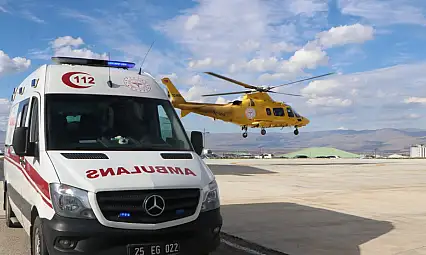 Erzurum'da 65 yaşındaki kadın için zamanla yarışıldı