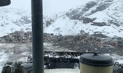 Erzurum İspir'de Kış Çalışmaları Tüm Hızıyla Sürüyor