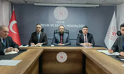 Iğdır Gençlik ve Spor İl Müdürlüğü'nde 2026 Yılının İlk Yurt Hizmetleri Toplantısı Yapıldı